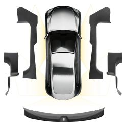 O'Reilly Auto Parts – Tesla Model 3 Highland 2024-2026 Door Sill Protector 5PCS Trunk Sill Guards Full Protection