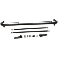 O'Reilly Auto Parts – 6 point Racing Safety Seat Belt Chassis Roll Harness Bar Bundle Rod Black