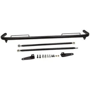 O'Reilly Auto Parts – 6 point Racing Safety Seat Belt Chassis Roll Harness Bar Bundle Rod Black