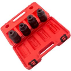 O'Reilly Auto Parts – 6 Point 4pc 1/2" inch Drive Spindle Axle Nut Socket Bundle 30mm 32mm 34mm 36mm