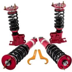 O'Reilly Auto Parts – Coilovers Bundle for Nissan S13 180SX 240SX 240SX 89-94 2.4L Shock Absorbers Strut