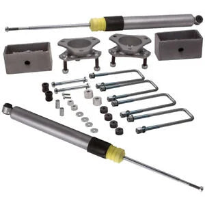 O'Reilly Auto Parts – 3" Front 3" Rear Lift Bundle Differential Drop Shocks Fit Toyota Tacoma 2005-18 06