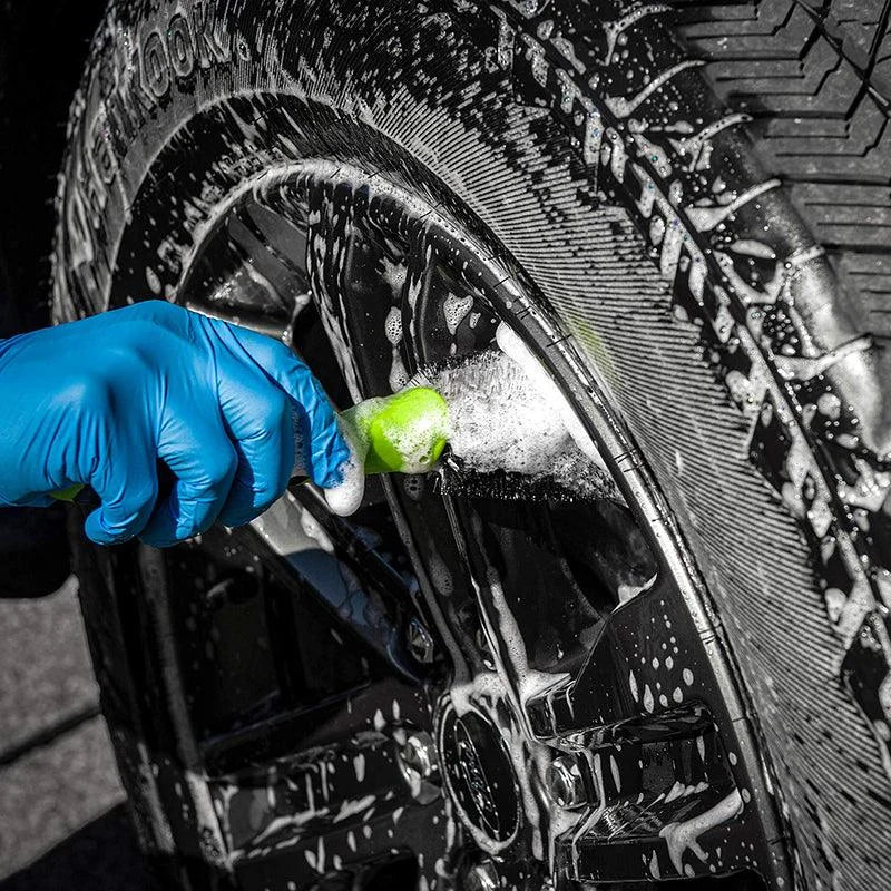 O'Reilly Auto Parts – Car Wash Brush & Tire Rim Brush Bundle Bundle Car Care Tire Rim Cleaner Bristles - Image 4