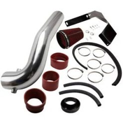 O'Reilly Auto Parts – Red Cold Air Intake Heat Shield + Filter for Chevy Silverado 1500 Suburban