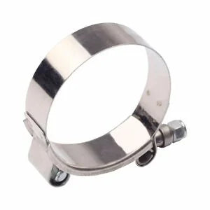 O'Reilly Auto Parts – 1PC 92mm-100mm 301 Stainless Steel T-Bolt Clamp for ID: 3.35" 85mm Silicone Hose