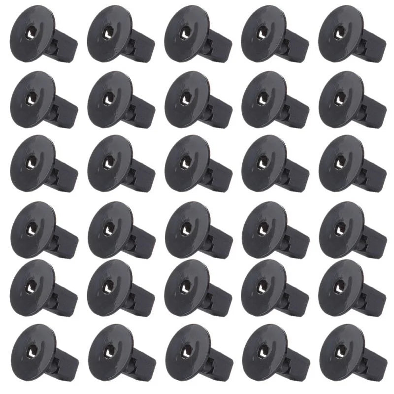 O'Reilly Auto Parts – Nylon Black fender bumper fastener Auto clips(90189-06065)- 30Piece