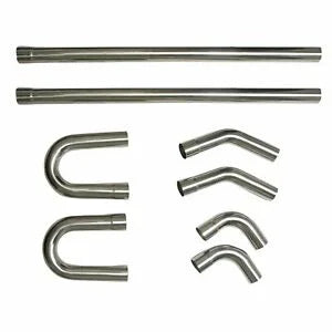O'Reilly Auto Parts – 2" Stainless Steel T-304 Builder Mandrel Bend Bundle 45 180 90 Degree Tubing Piping