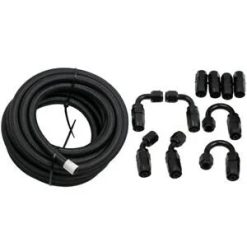 O'Reilly Auto Parts – 20Feet 6AN Stainless Steel Braided Fuel Line + 10PCS Swivel Fitting Hose End