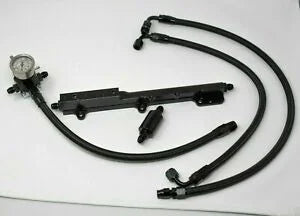 O'Reilly Auto Parts – Fuel Pressure Regulator Gauge Rail Line 1.6L CRX Fits Non V-Tec D-Series Honda