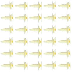 O'Reilly Auto Parts – Nylon White fender bumper fastener Auto clips(3065575)- 30Piece