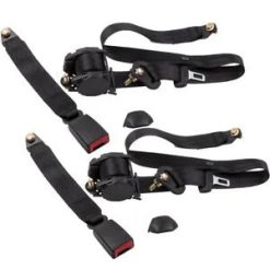 O'Reilly Auto Parts – Pair 3 Point Safety Seat Belt Straps Heavy Duty Auto Truck Adjustable Retractable