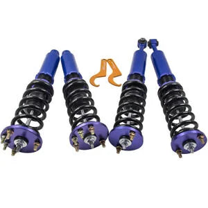 O'Reilly Auto Parts – Forward + Back Coilovers Kits for Honda Accord 98-02 01-03 Acura CL/99-03 TL Blue