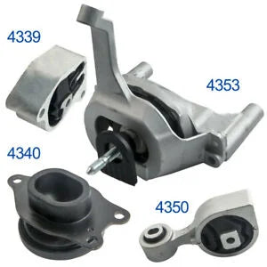 O'Reilly Auto Parts – Trans Engine Motor/Trans Mount fits for Nissan Altima 2007-12 2.5L Auto CVT 4pcs