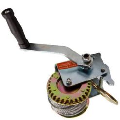O'Reilly Auto Parts – 26ft 600lbs Hand Winch Steel Cable Crank Gear Winch ATV Boats Trailer Heavy Duty