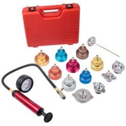 O'Reilly Auto Parts – Radiator Cooling System Pump Tester Gasket Water Tank Leak Adapter Detector Bundle