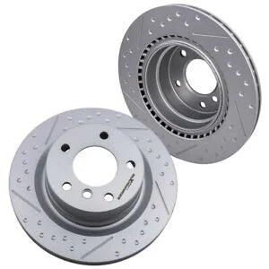O'Reilly Auto Parts – 2 Pcs Driver & Passenger Right Brake Rotors for BMW E81 E82 E88 120i 125i 118i