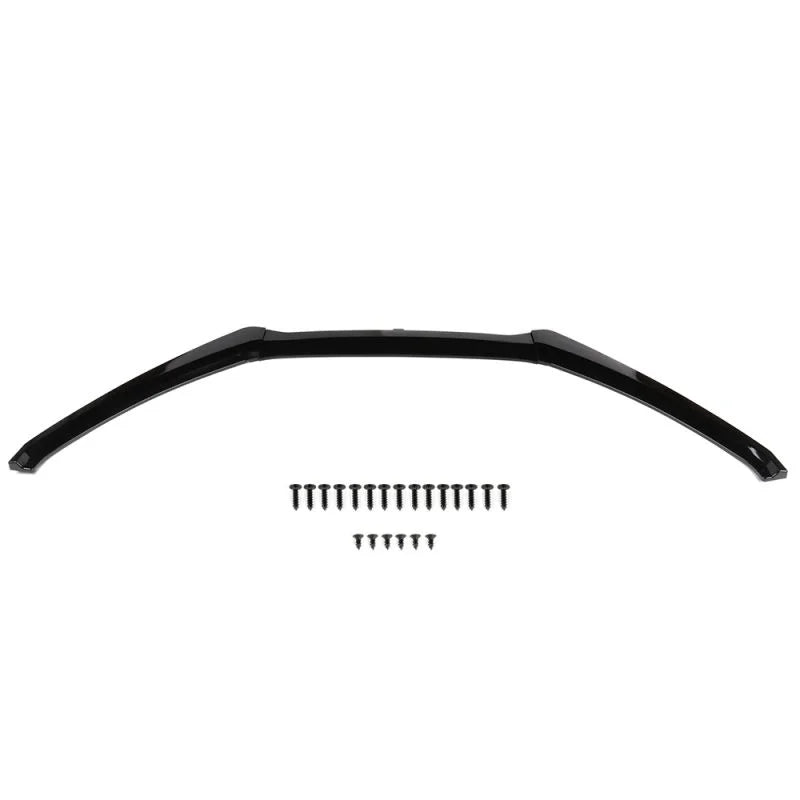 O'Reilly Auto Parts – PP Forward Bumper Lip Glossy Black fit for Ford – 3PCS