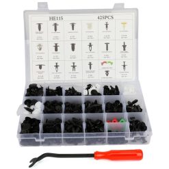 O'Reilly Auto Parts – Car Push Pin Rivet Trim Clip Panel Retainer Bundle for Honda -425 Pcs