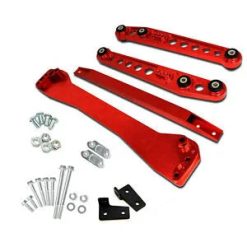 O'Reilly Auto Parts – Back Lower Control Arm+ Subframe Brace +Tie Bar for 96-00 Honda Civic EK Red