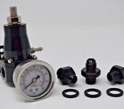 O'Reilly Auto Parts – Aero 13130 30-70Psi Fuel Pressure Regulator Motive Gauge EFI Bypass An6 Fpr