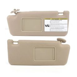 O'Reilly Auto Parts – Sun Visor Beige Left & Right sides without Sunroof for Toyota (74320-04180-E1)- 2 PCS