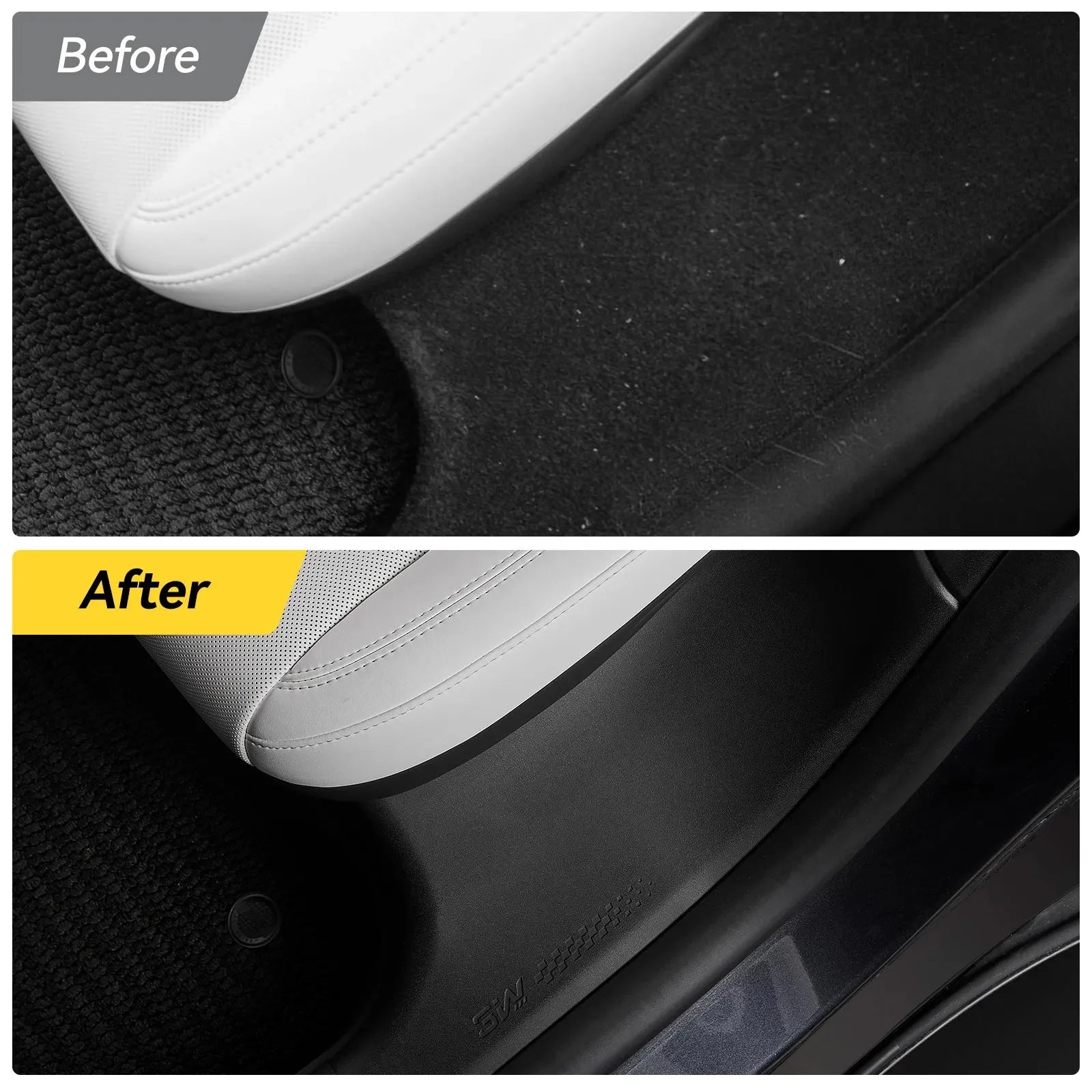 O'Reilly Auto Parts – Tesla Model Y Juniper Premium 2025 2026 (Only Fits 5-Seat) Door Sill Protector Trunk Sill Guards Full Protection - Image 5