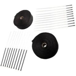 O'Reilly Auto Parts – 2 Roll x 2" 50Ft Fiberglass Exhaust Header Pipe Heat Wrap Tape + 20 Ties New