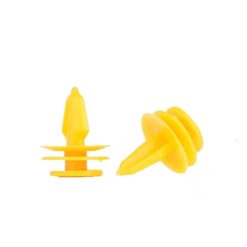 O'Reilly Auto Parts – Nylon Yellow fender bumper fastener Auto clips(6507686-AA)- 100Pcs