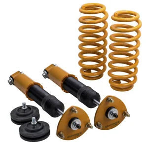 O'Reilly Auto Parts – Back Air to Coil Coilovers Shocks & Springs for BMW X5 E53 2000-2006 Adj. Height