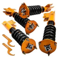O'Reilly Auto Parts – 4x Tuning Coilovers Bundle for Subaru Forester 1998-2002 Adj. Height Shocks Struts