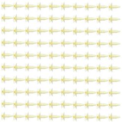 O'Reilly Auto Parts – Nylon Yellow fender bumper fastener Auto clips(3065575)-100Piece