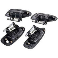 O'Reilly Auto Parts – Door Handle Black Exterior LH RH Bundle for Nissan Altima 2002-2006 High Quality