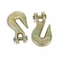 O'Reilly Auto Parts – 5/16" Clevis Grab Hooks (2) G70 Chain Hook Flatbed Truck Trailer Tie Down Towing