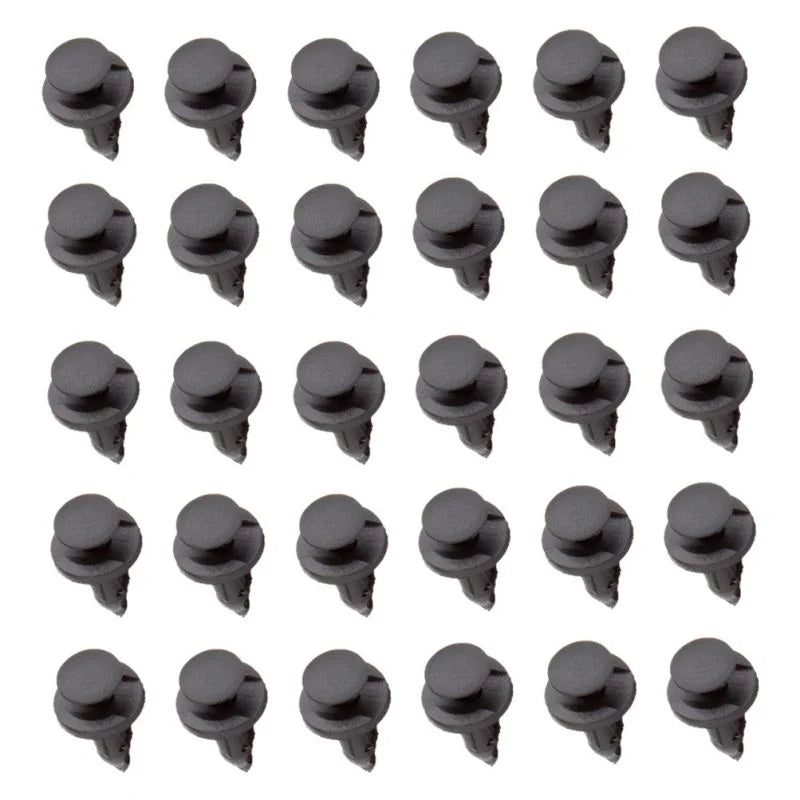 O'Reilly Auto Parts – Nylon Black fender bumper fastener Auto clips(21077123)- 30Piece