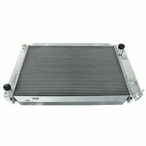 O'Reilly Auto Parts – Full Aluminum Racing Radiator 3 Row for 1979-1993 Ford Mustang V8 V6 LX GT Cobra