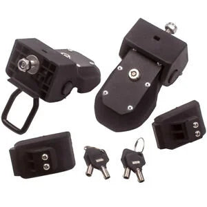 O'Reilly Auto Parts – Pair Forward Hood Latch Locking Catch + Rubber Pads for Wrangler JL JLU 2018-2019