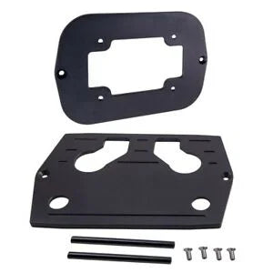 O'Reilly Auto Parts – Black Billet Milled Hold Down Battery Bracket Tray Fit for Optima 34/78 Battery