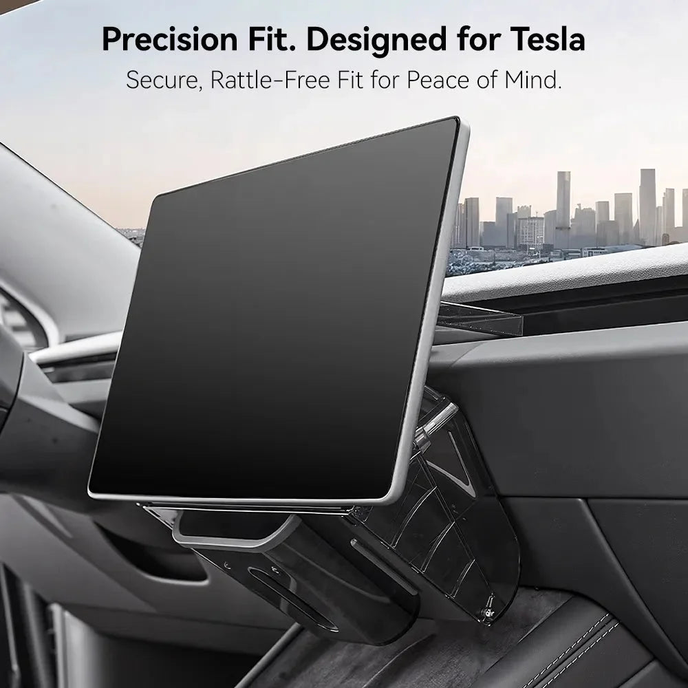 O'Reilly Auto Parts – Under Screen Storage Organizer for Tesla Model 3 Highland 2024-2026/ Y Juniper 2025-2026 Hidden Magnetic Center Console Organizer Tray - Image 5
