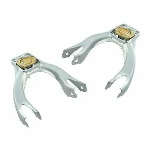 O'Reilly Auto Parts – Fits 1992-1995 Honda Civic 93-97 Del Sol Coated Steel Front Camber Bundle Silver