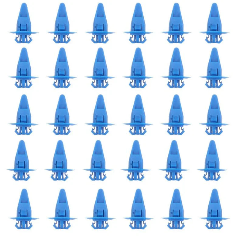O'Reilly Auto Parts – Nylon Blue fender bumper fastener Auto clips(90904-67036 )-30 Piece