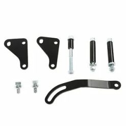 O'Reilly Auto Parts – Black Power Steering Pump Mounting Bracket SWP LWP Saginaw Fit Chevy 350 GM