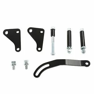 O'Reilly Auto Parts – Black Power Steering Pump Mounting Bracket SWP LWP Saginaw Fit Chevy 350 GM