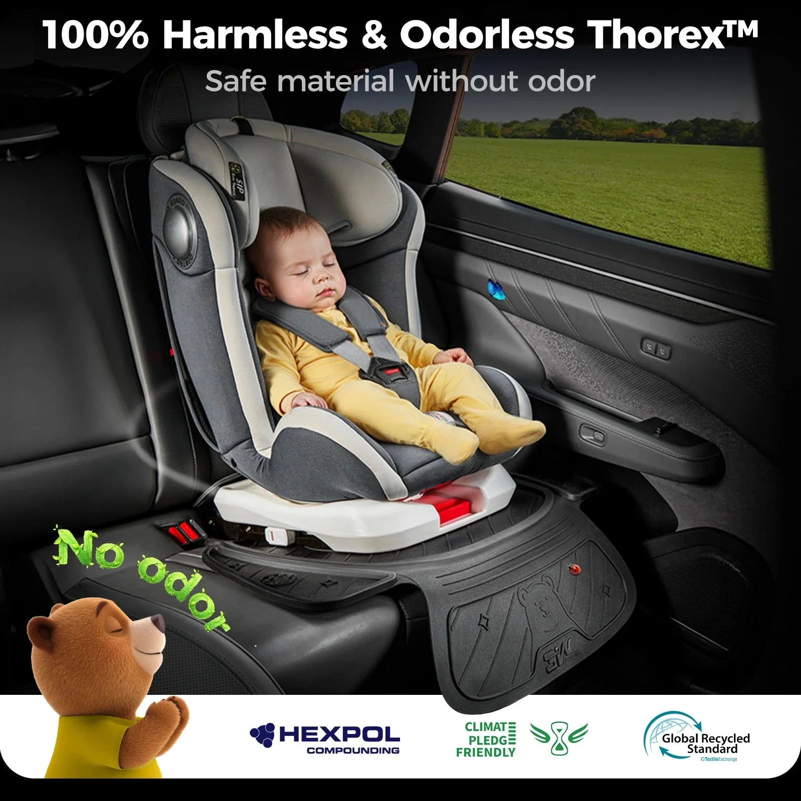 O'Reilly Auto Parts – Auto Seat Protector for Baby Auto Seat Fits All Auto Models TPE Fabric Waterproof Durable - Image 10