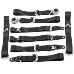 O'Reilly Auto Parts – 2 Sets 4 Point 2 Inch Racing Seat Belt Harness Camlock Quick Release Safety Belt
