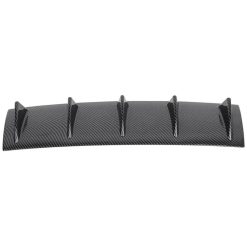O'Reilly Auto Parts – Universal Back Lower Bumper Diffuser Fin Spoiler Lip Wing Splitter Hydro Dipped Plastic