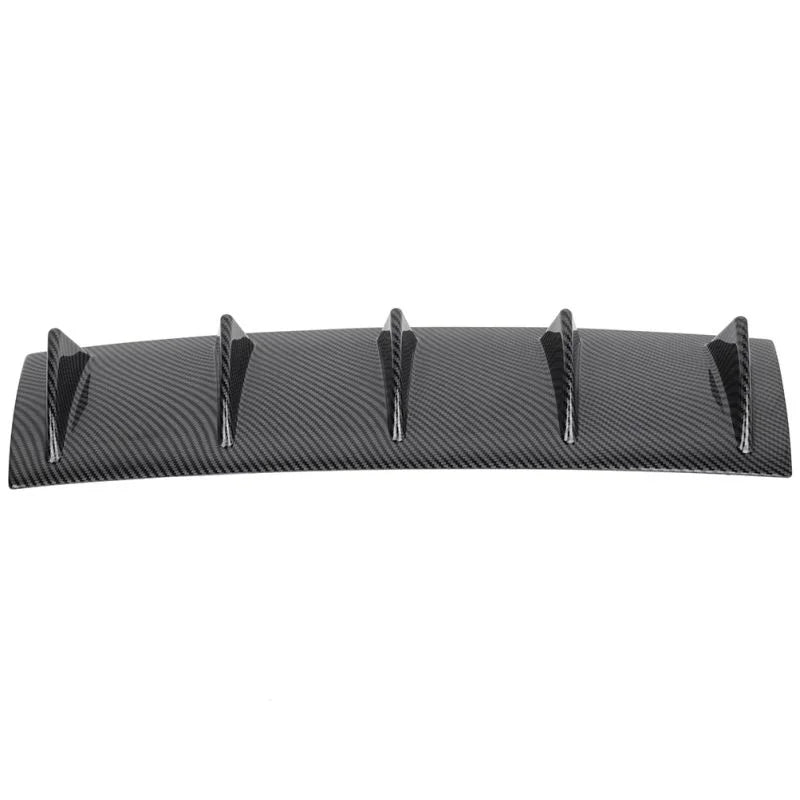 O'Reilly Auto Parts – Universal Back Lower Bumper Diffuser Fin Spoiler Lip Wing Splitter Hydro Dipped Plastic