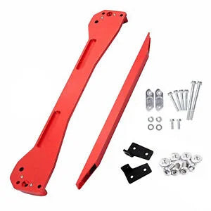 O'Reilly Auto Parts – Red Back Tie Bar Subframe Brace + Tie Bar for 1996-2000 EK Honda Civic