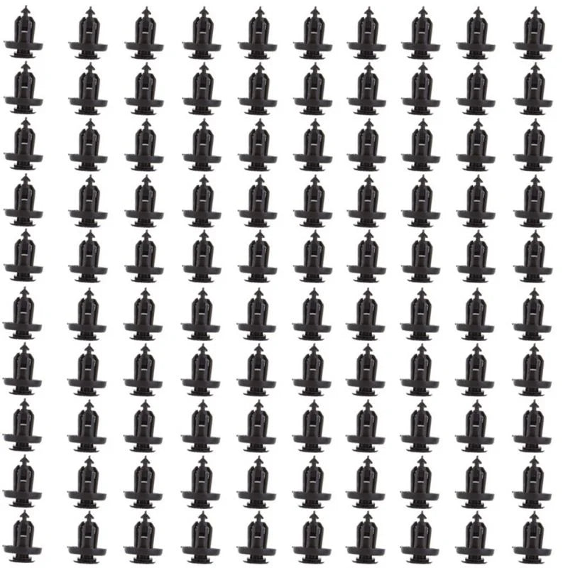 O'Reilly Auto Parts – Nylon Black fender bumper fastener Auto clips(91505-S9A-003)- 100Piece