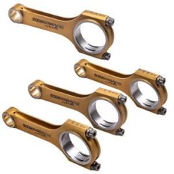 O'Reilly Auto Parts – Titanizing Forged H-Beam Connecting Rods+Bolts Fit for Audi VW EA888 2.0L TSI